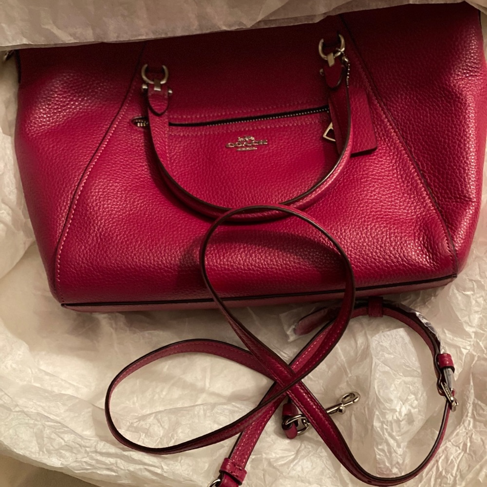 Coach pebble leather satchel - Picture 5 of 16